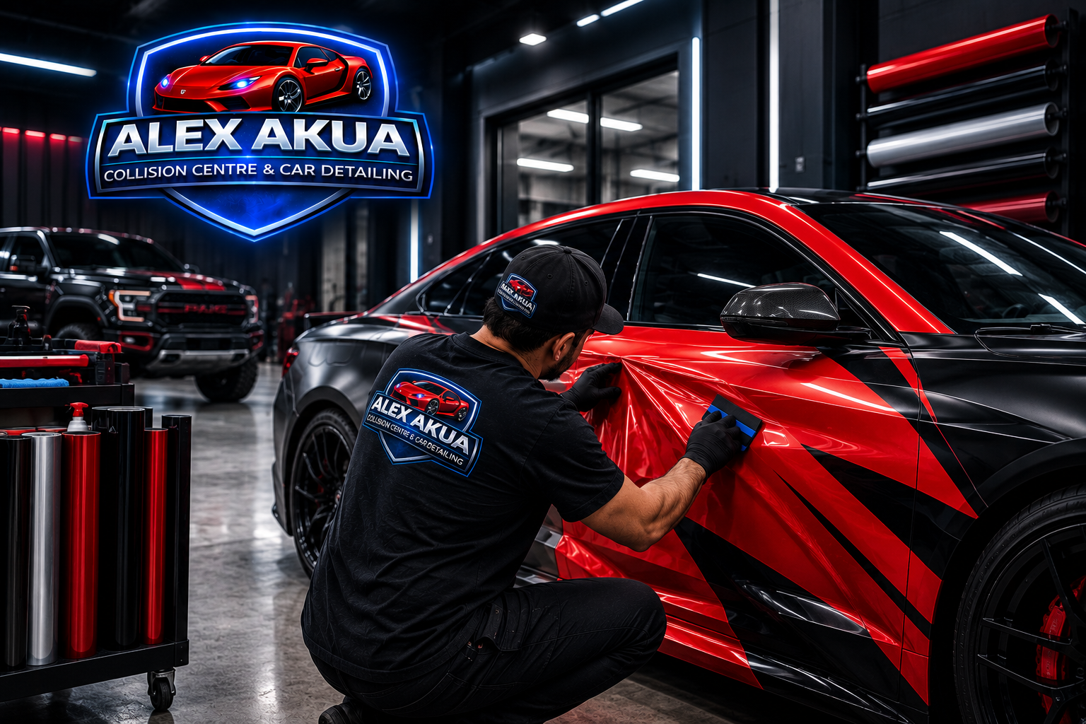 Alex Akua Vehicle Wrap service